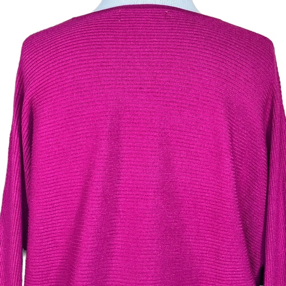 Philosophy Women’s Dolman Sleeve Sweater with Ribbed Chevron Design 1X - Picture 7 of 13
